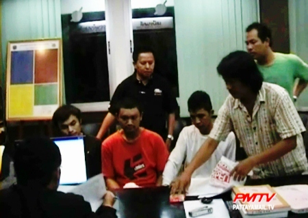 The haul of drugs is documented at the police station